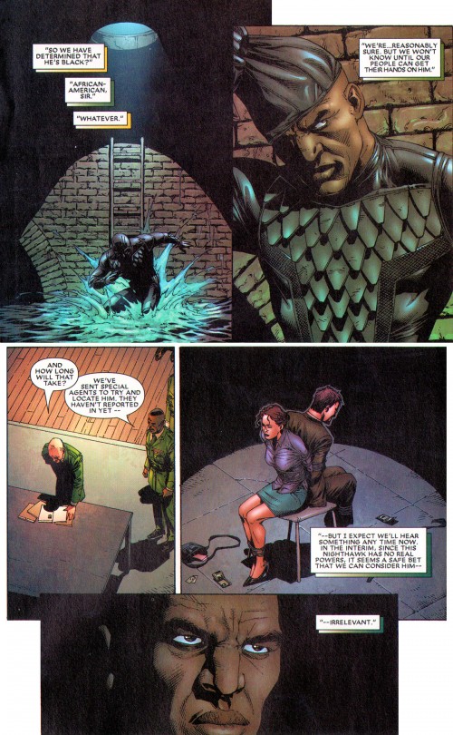 Squadron Supreme #1: Don't mess with Nighthawk